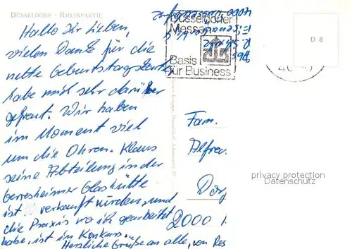 AK / Ansichtskarte Duesseldorf Rheinpartie / Duesseldorf