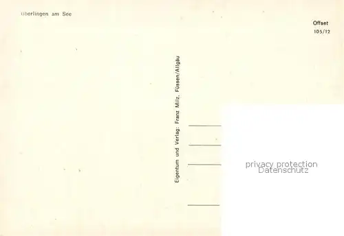 AK / Ansichtskarte &#220;berlingen Bodensee Panorama