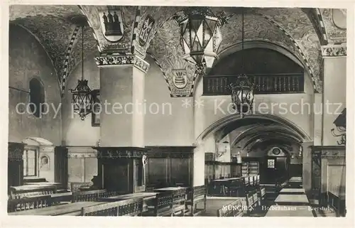 AK / Ansichtskarte Muenchen Hofbr?uhaus Bierstube / Muenchen
