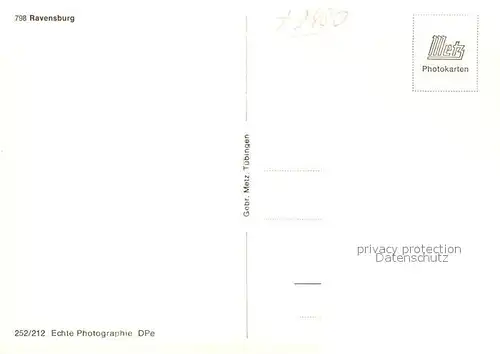 AK / Ansichtskarte Ravensburg_Wuerttemberg Panorama / Ravensburg Wuerttemberg