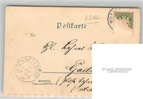 AK / Ansichtskarte Muenchen Rathaus Justizpalast Ruhmeshalle Bavaria / Muenchen