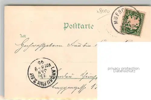 AK / Ansichtskarte Muenchen Frauenkirche Petersturm K?nigliche Residenz Pinakothek  / Muenchen