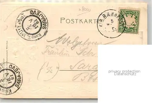 AK / Ansichtskarte Muenchen Panorama Wappen / Muenchen