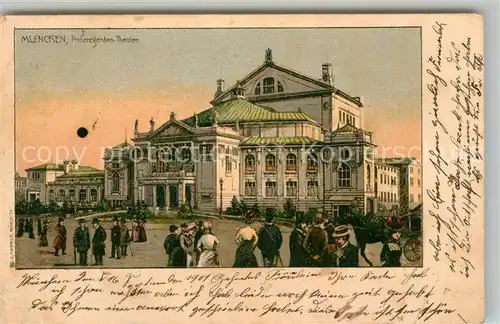 AK / Ansichtskarte Muenchen Prinzregenten Theater / Muenchen
