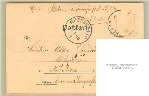 AK / Ansichtskarte Muenchen Hoftheater / Muenchen