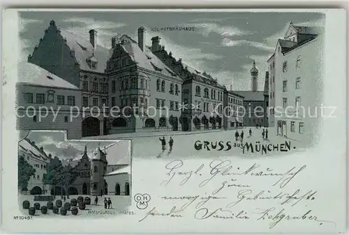 AK / Ansichtskarte Muenchen K?nigliches Hofbr?uhaus / Muenchen