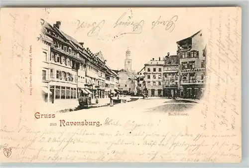 AK / Ansichtskarte Ravensburg_Wuerttemberg Bachstra?e / Ravensburg Wuerttemberg