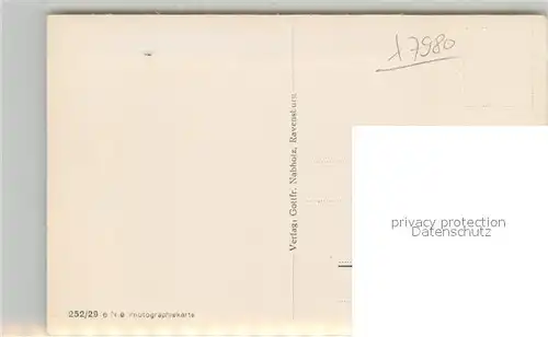 AK / Ansichtskarte Ravensburg_Wuerttemberg Am Platz / Ravensburg Wuerttemberg