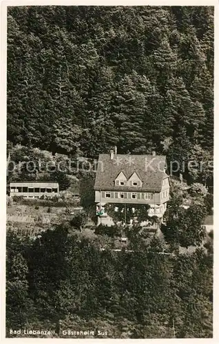 AK / Ansichtskarte Bad_Liebenzell Gaesteheim Sus Fliegeraufnahme Bad_Liebenzell