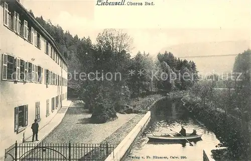 AK / Ansichtskarte Bad_Liebenzell Oberes Bad Boot Bad_Liebenzell