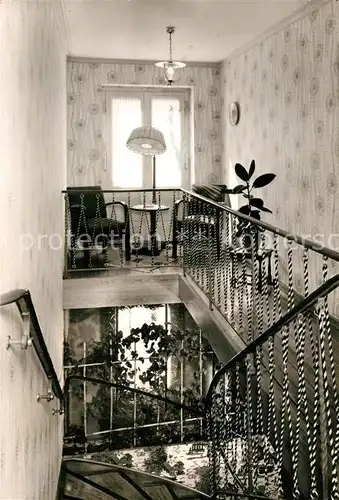 AK / Ansichtskarte Valbert Muehlhofe Hubertushof Treppenhaus Valbert