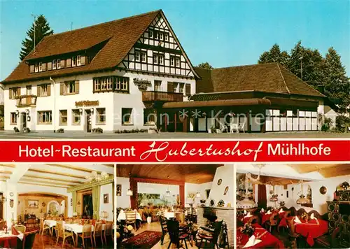 AK / Ansichtskarte Meinerzhagen Hotel Restaurant Hubertushof Meinerzhagen