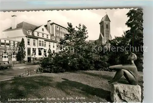 AK / Ansichtskarte Luedenscheid Kirche Plastik Luedenscheid