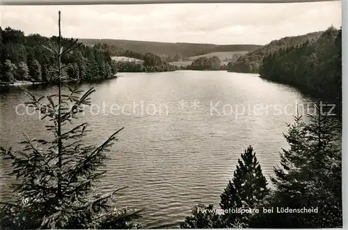 AK / Ansichtskarte Fuerwiggetalsperre Gasthaus bei Luedenscheid Fuerwiggetalsperre