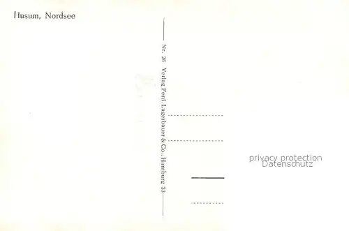 AK / Ansichtskarte Husum_Nordfriesland Theodor Storm Grabstaette Geburtshaus Husum_Nordfriesland