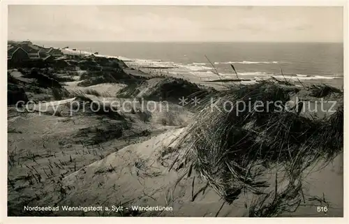 AK / Ansichtskarte Wenningstedt_Sylt Wanderduenen  Wenningstedt_Sylt