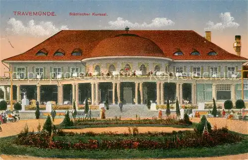 AK / Ansichtskarte Travemuende_Ostseebad Kursaal Park Travemuende_Ostseebad