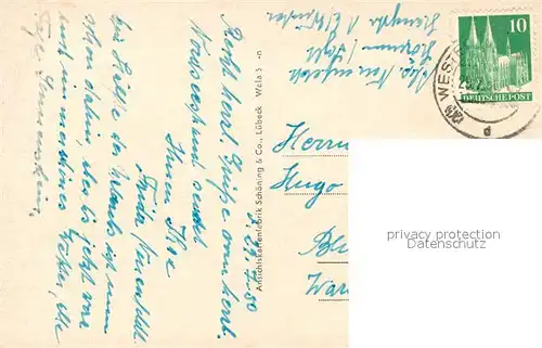 AK / Ansichtskarte Westerland_Sylt Sturm Nordsee Westerland_Sylt