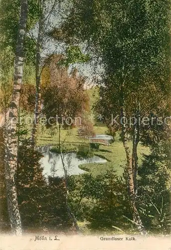 AK / Ansichtskarte Moelln_Lauenburg Grundloser Kolk Moelln_Lauenburg