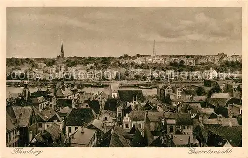 AK / Ansichtskarte Flensburg Panorama Flensburg