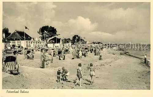 AK / Ansichtskarte Dahme_Ostseebad Strand Dahme_Ostseebad