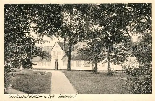 AK / Ansichtskarte Keitum_Sylt Friesenhaus Keitum Sylt