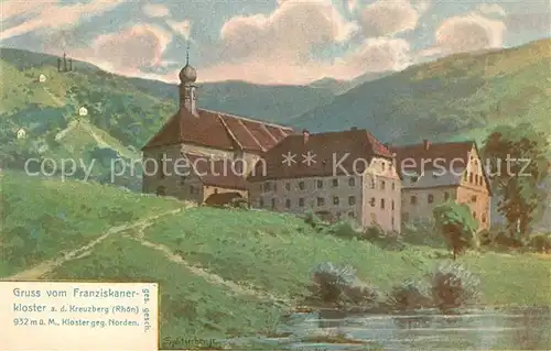 AK / Ansichtskarte Kreuzberg_Rhoen Franziskanerkloster Kreuzberg Rhoen