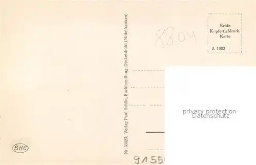 AK / Ansichtskarte Dinkelsbuehl Baeuerlinsturm Georgskirche Woernitz Dinkelsbuehl