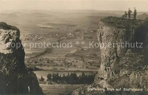 AK / Ansichtskarte Staffelberg Panorama Staffelstein Staffelberg