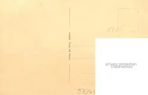 AK / Ansichtskarte Iphofen Mainbernheimer Tor Buergerspital Iphofen