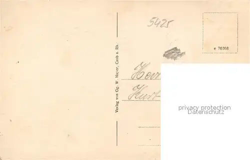 AK / Ansichtskarte Caub Elslein von Caub Panorama  Caub