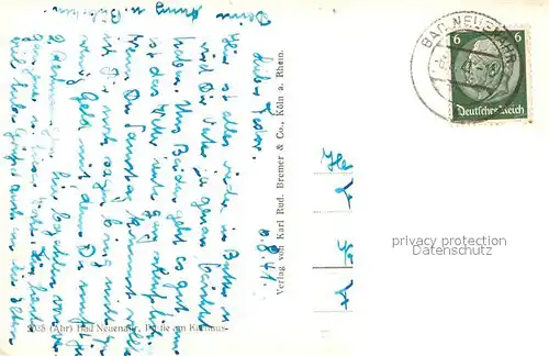 AK / Ansichtskarte Neuenahr Ahrweiler_Bad Kurhaus Neuenahr Ahrweiler_Bad