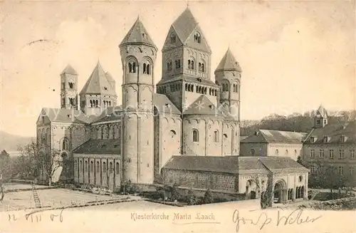 AK / Ansichtskarte Maria_Laach_Glees Klosterkirche Maria_Laach_Glees