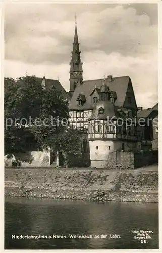 AK / Ansichtskarte Niederlahnstein Wirtshaus  Niederlahnstein