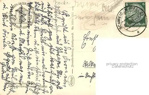 AK / Ansichtskarte Schweigen Rechtenbach Weintor Rebenland Wirtsstube Schweigen Rechtenbach