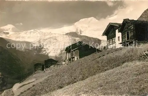 AK / Ansichtskarte Saas Fee Bohnegg Allalinhorn Alphubel Saas Fee