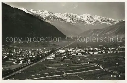 AK / Ansichtskarte Tirano Fliegeraufnahme Tirano