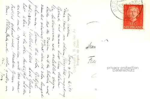 AK / Ansichtskarte Bergen_op_Zoom Stadhuis Bergen_op_Zoom