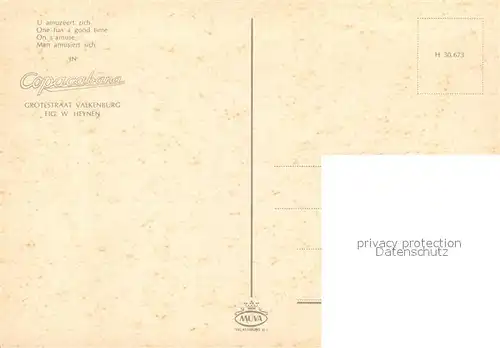AK / Ansichtskarte Valkenburg Copacabana  Valkenburg