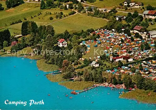 AK / Ansichtskarte Ossiach Fliegeraufnahme Camping Parth Ossiach