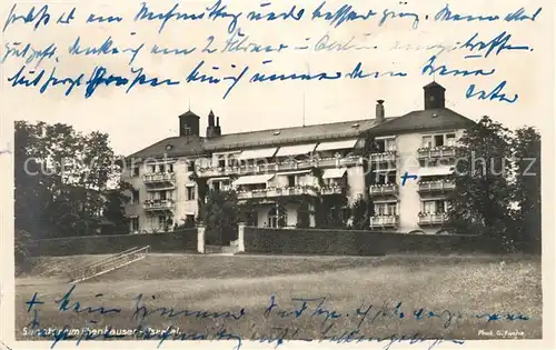 AK / Ansichtskarte Ebenhausen_Isartal Sanatorium Ebenhausen Isartal