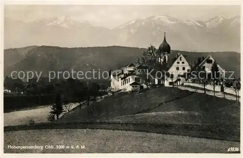 AK / Ansichtskarte Hohenpeissenberg Wallfahrtskirche Alpen Hohenpeissenberg