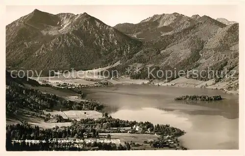 AK / Ansichtskarte Bodenschneid Blick von der Schliersberg Alm gegen Brecherspitze Mangfallgebirge Bodenschneid