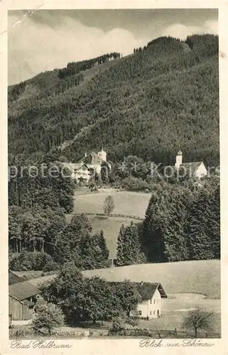 AK / Ansichtskarte Bad_Heilbrunn Panorama Blick von Schoenau Bad_Heilbrunn