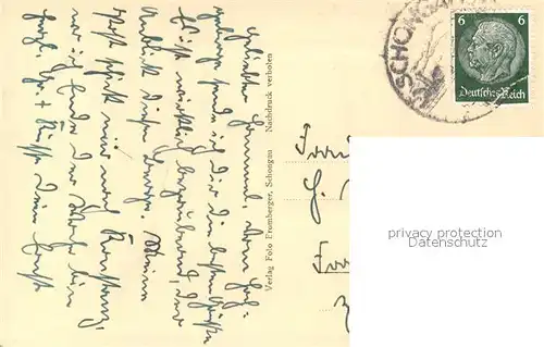 AK / Ansichtskarte Schongau Gesamtansicht mit Blick zum Zugspitzmassiv Wettersteingebirge Schongau