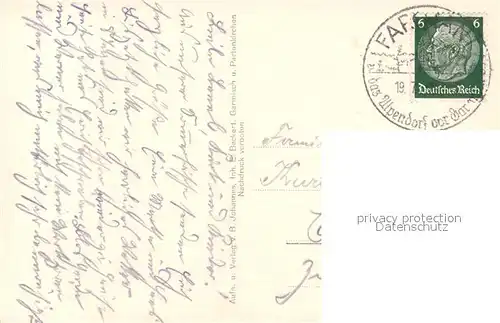 AK / Ansichtskarte Farchant Gesamtansicht mit Wettersteingebirge Farchant