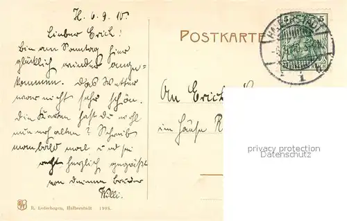 AK / Ansichtskarte Halberstadt Stadtblick Halberstadt