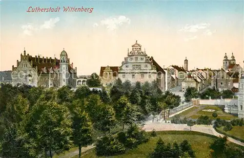 AK / Ansichtskarte Wittenberg_Lutherstadt Schloss Wittenberg_Lutherstadt