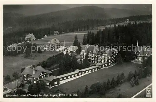 AK / Ansichtskarte Oberhof_Thueringen Genesungsheim Oberhof Fliegeraufnahme Oberhof Thueringen