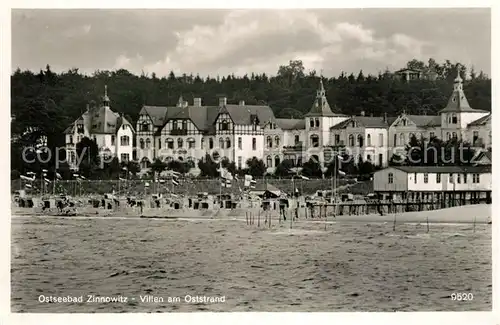 AK / Ansichtskarte Zinnowitz_Ostseebad Villen am Oststrand Zinnowitz_Ostseebad